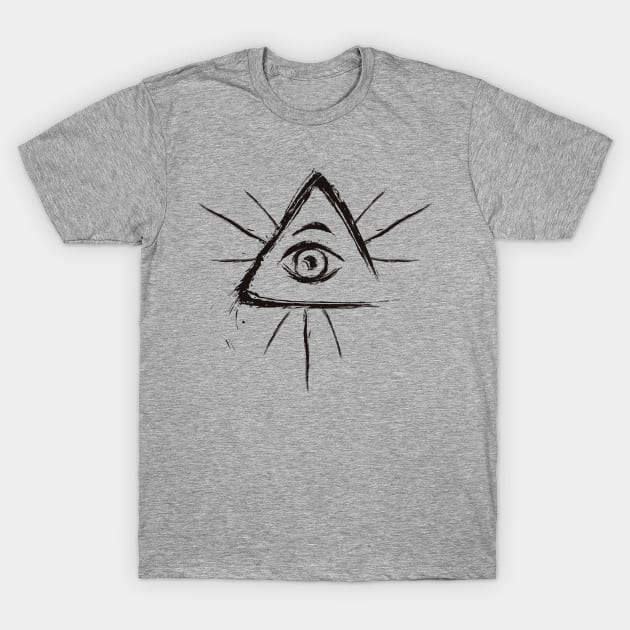 All Seeing Eye Symbol - You Decide the Meaning T-Shirt by Ink in Possibilities